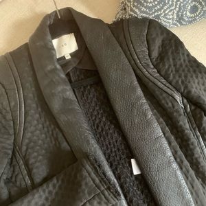 IRO edgy black jacket size 41 fits 6/8